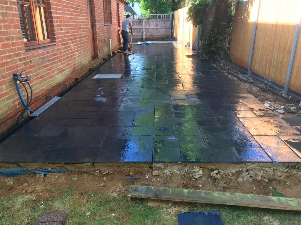 Garden & Driveway construction service by Bakr Construction London