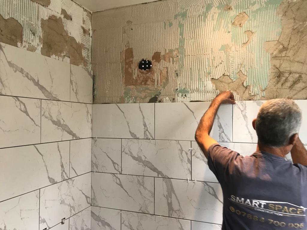 Bathroom construction service by Bakr Construction London