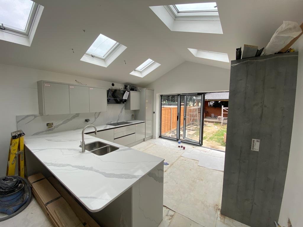 Bakr Construction Kitchen project London